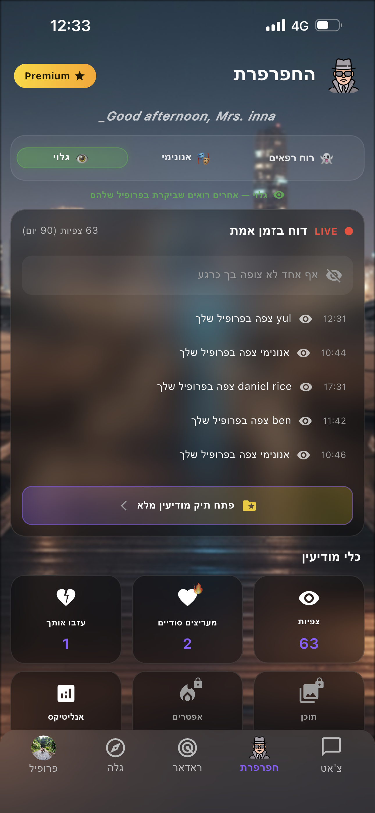The Mole - Social intelligence dashboard